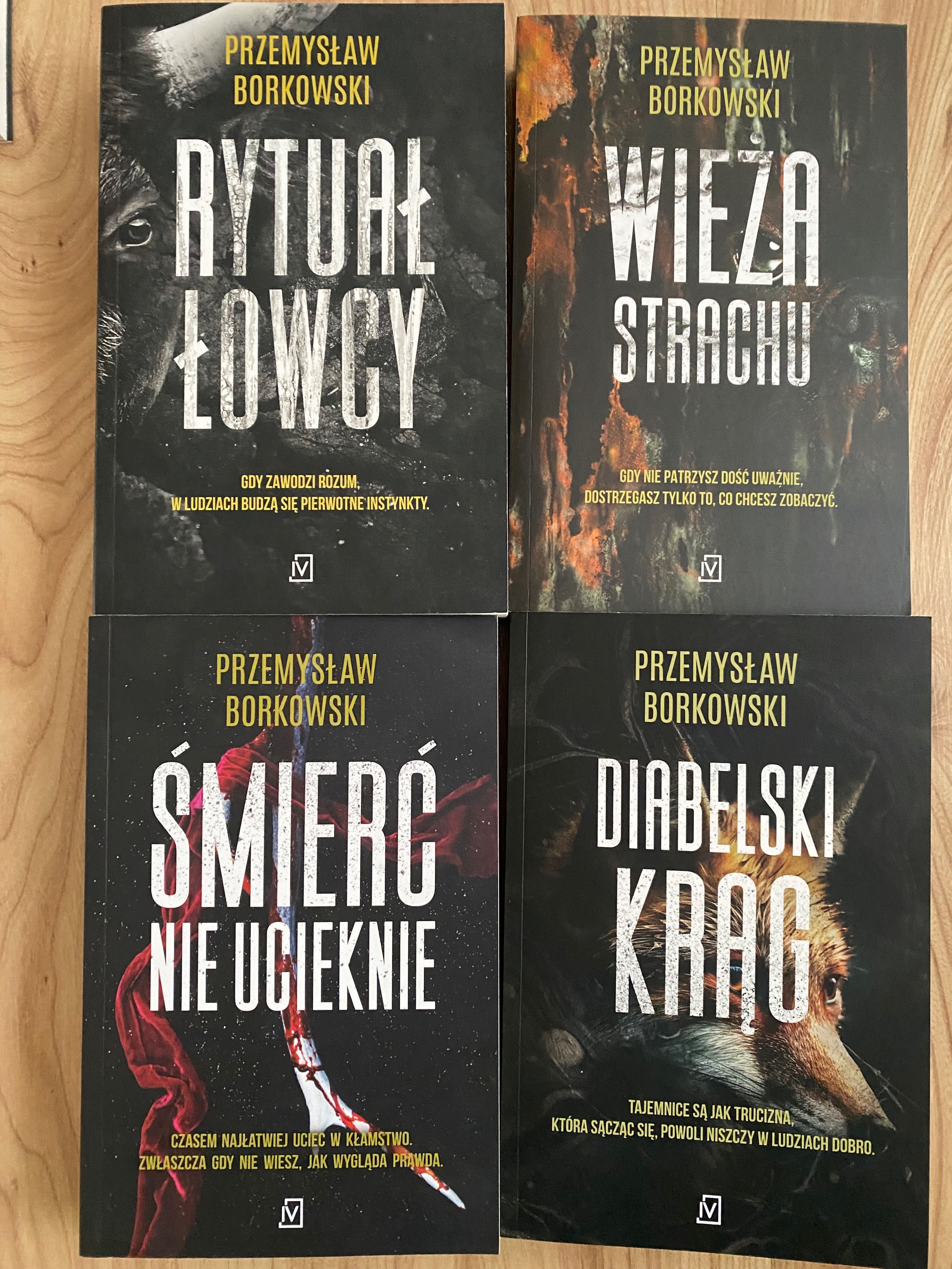 Przemysław Borkowski „Diabelski krąg” 4 tomy
