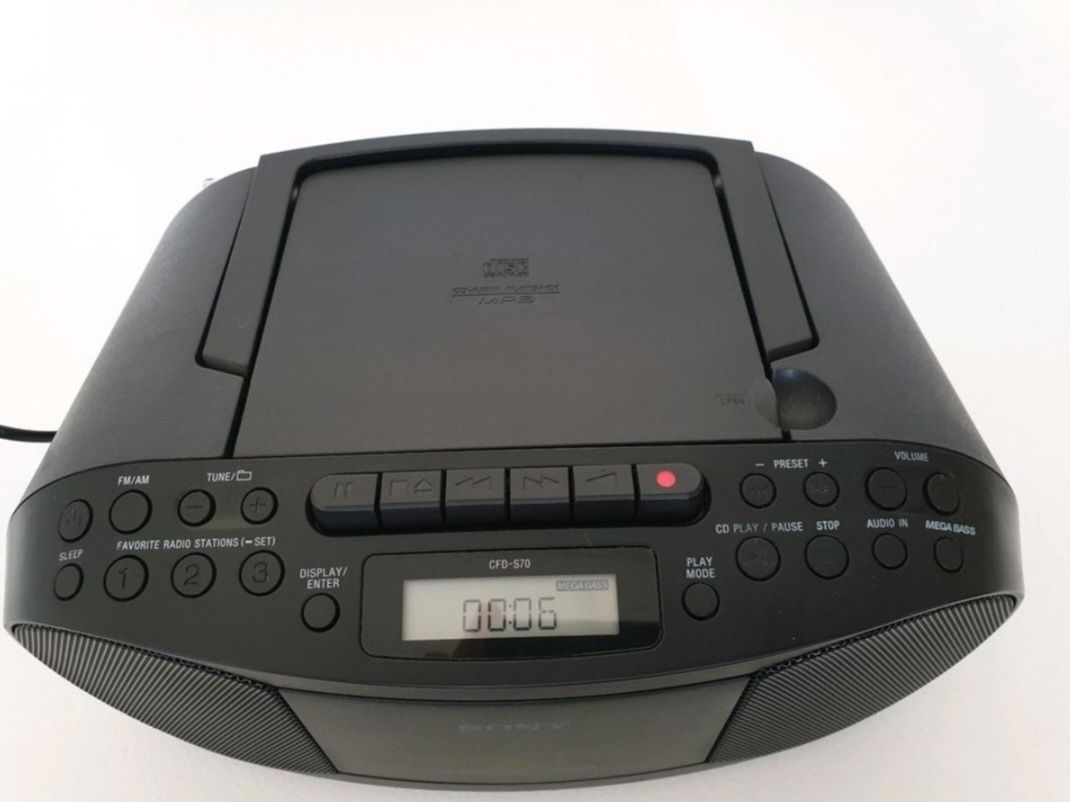 Бумбокс Sony CFD-S70 Black