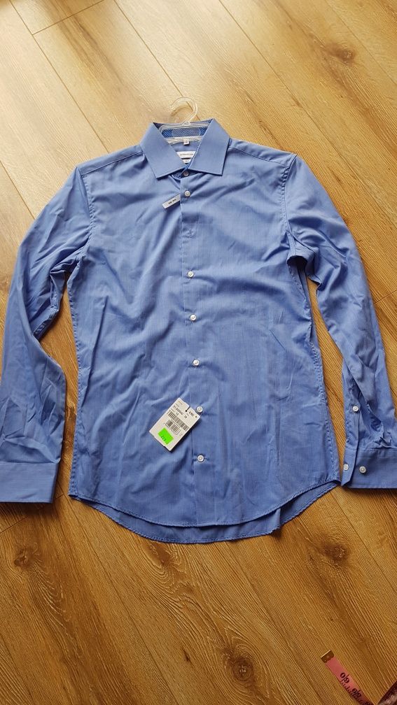 Koszula męska Seidensticker slim fit elegancka garniturowa 100% bawełn