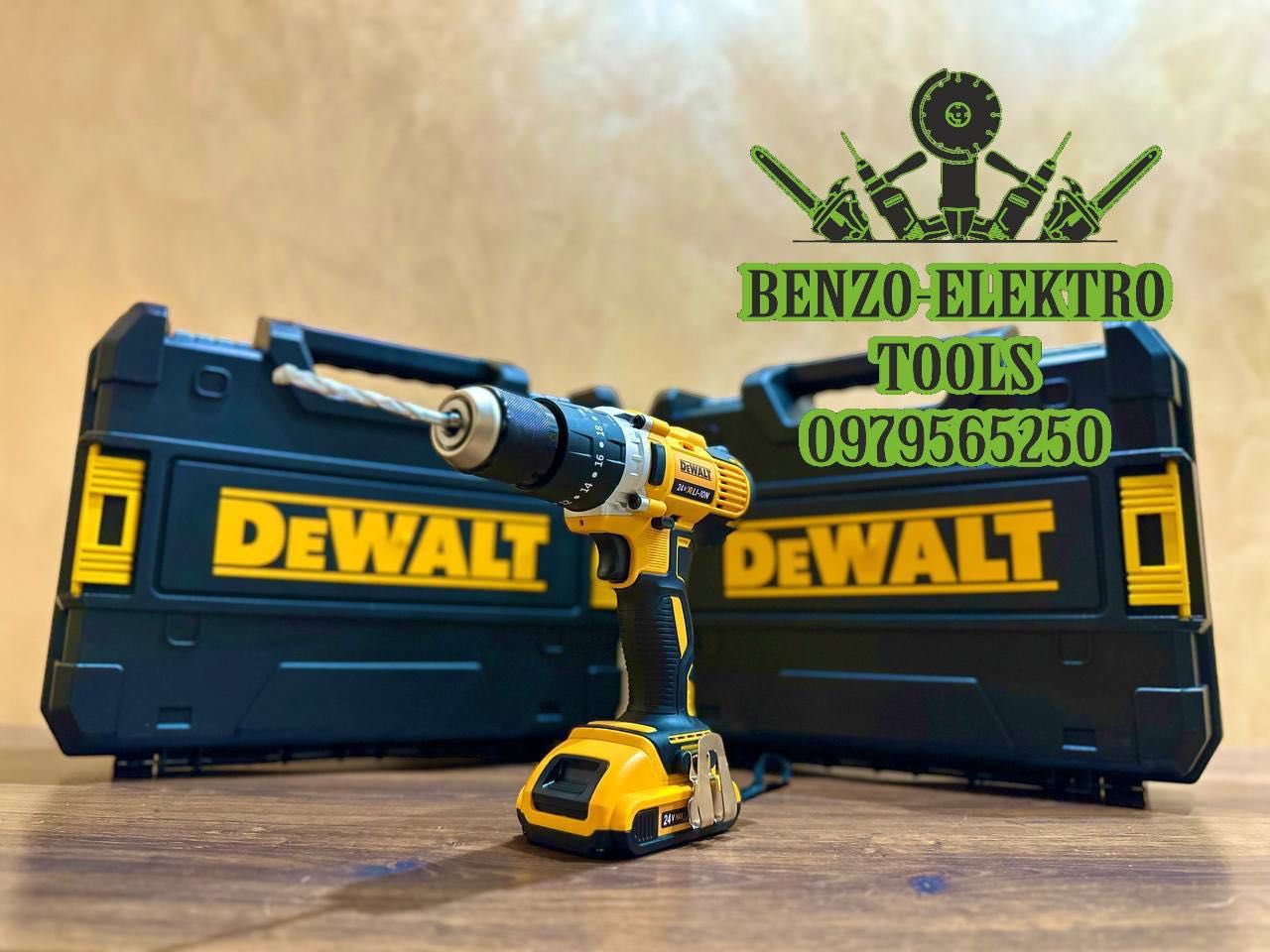 Шуруповерт аккумуляторный DeWALT DCD996 Акумуляторний шурупокрут 24V4A