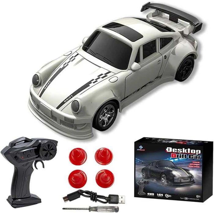 Carro Rc Telecomandado Desktop Drift Escala 1:64, 2.4Ghz Novo