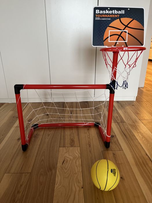 Ворота футбольні з баскетбольним кільцем