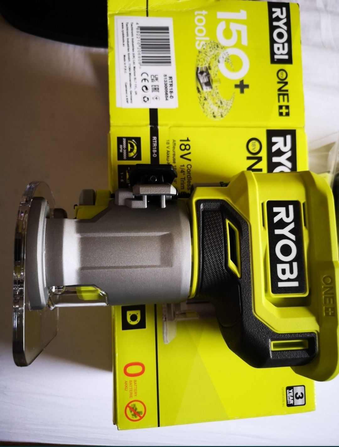 Frezarka ryobi + frezy rtr18-0 nowa
