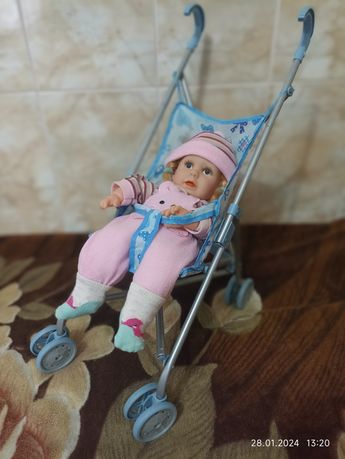 Дитячий іграшковий візочок з лялькою