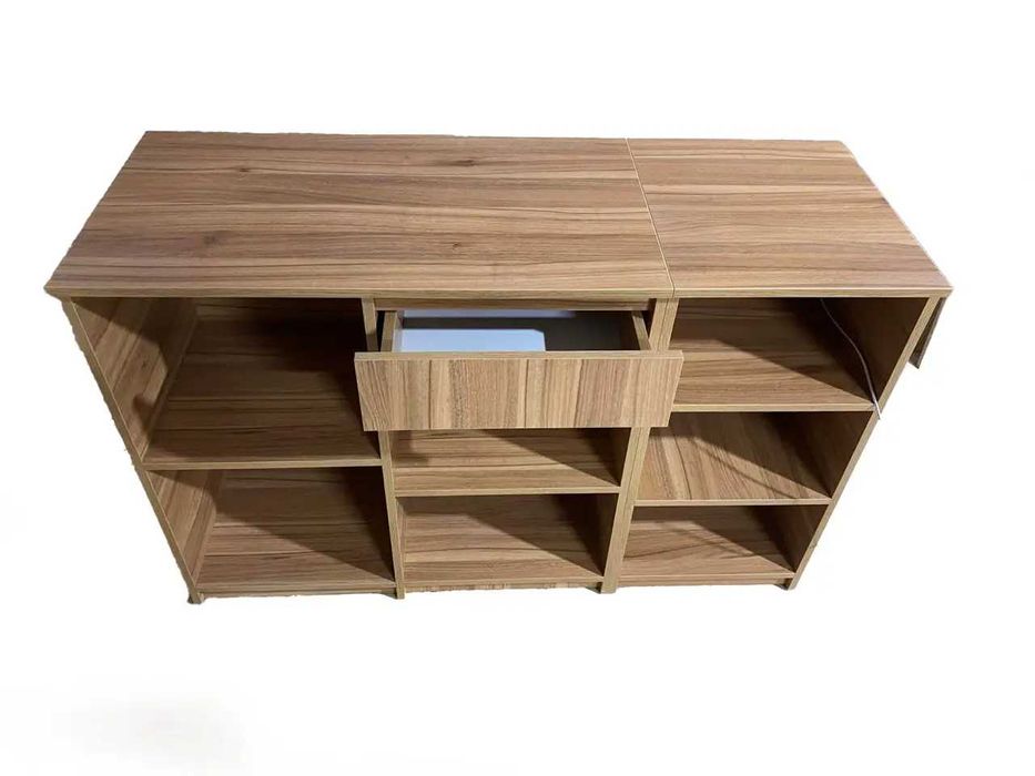 Барная стойка/ресепшн Хадсон Амарето LED