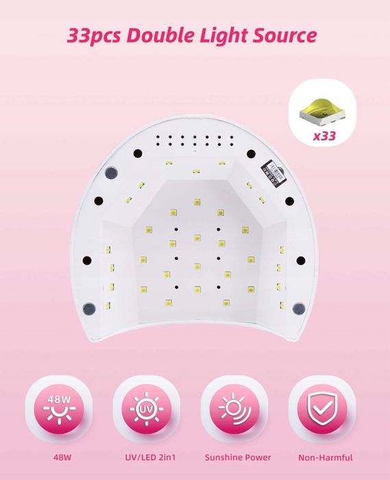 Lampa LED + UV do paznokci Sunuv SUN2C