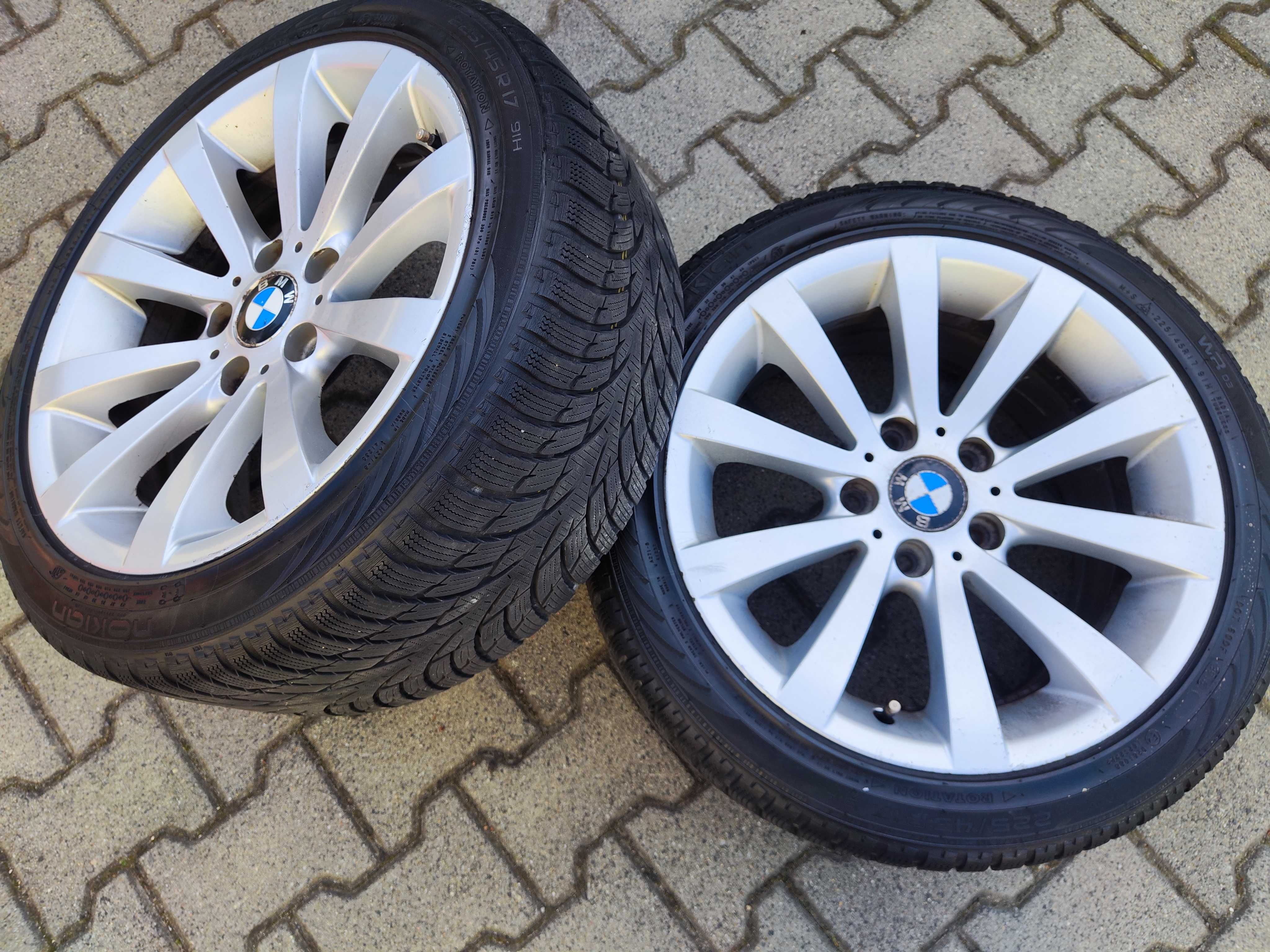 Koła 4szt. OEM BMW 17"styling 285,opony zimowe NOKIAN WR D3