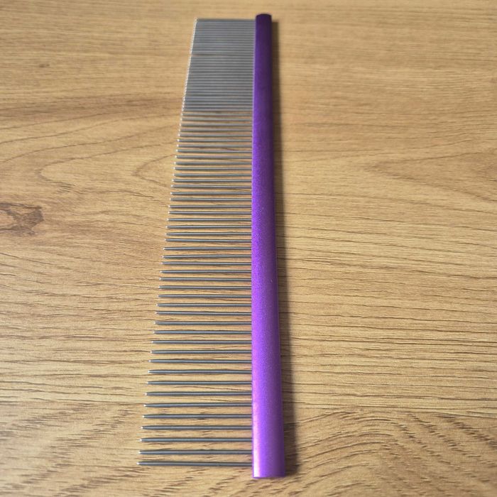 Duży profesionalny grzebień do pielęgnacji zwierząt