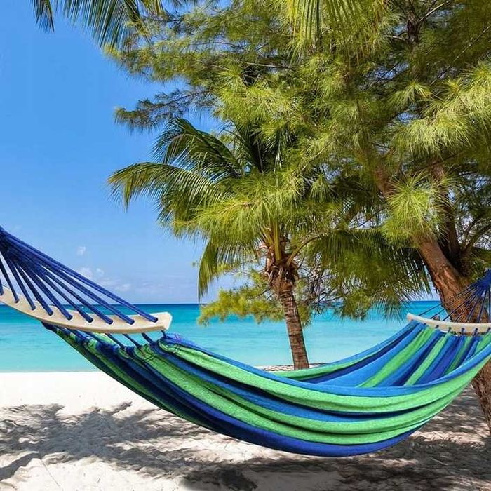 HAMAK OGRODOWY DWUOSOBOWY XXL 260x150 2 osobowy turystyczny z drążkiem