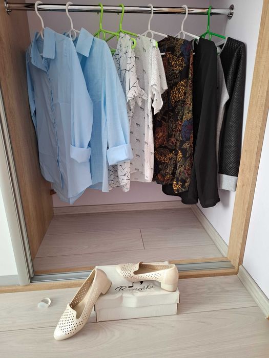 Bluzki koszule bluza eleganckie wizytowe S 36