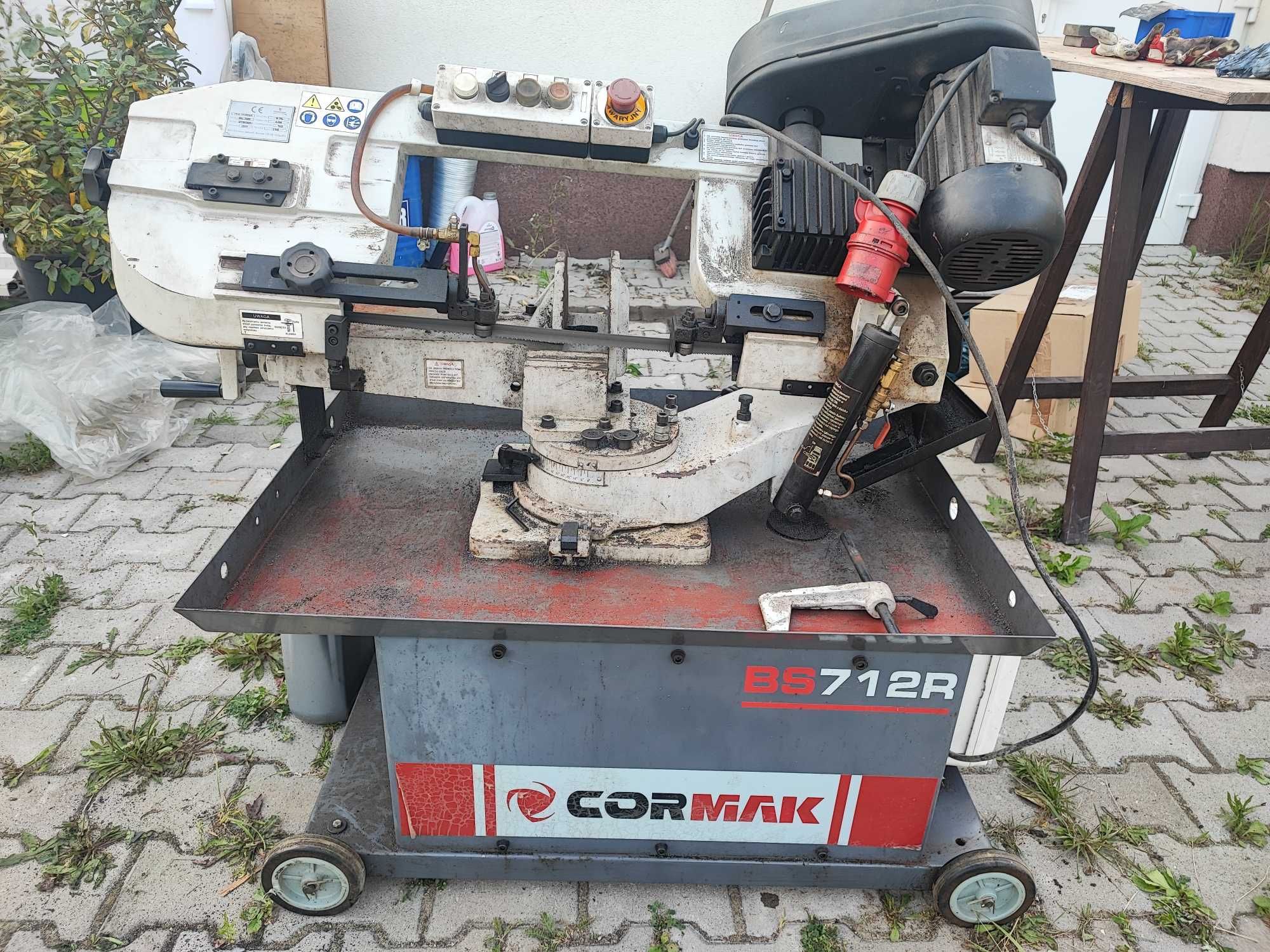 Piła taśmowa cormak BS712 R razem z  rolkami 2m +