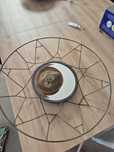 Lustro ozdobne metalowe boho industrialne