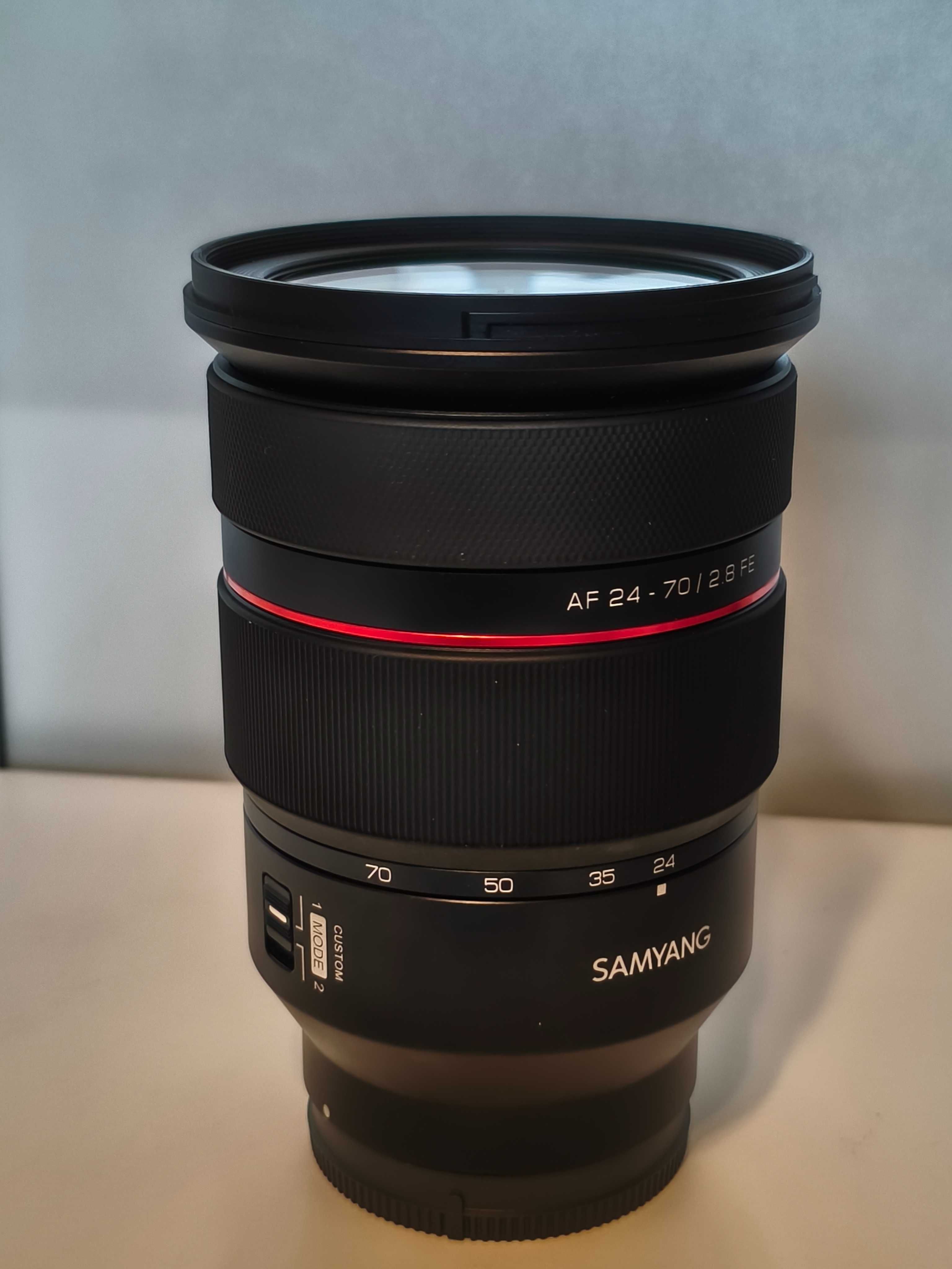 Obiektyw Samyang AF 24-70 mm f/2.8 FE (Sony FE), stan idealny