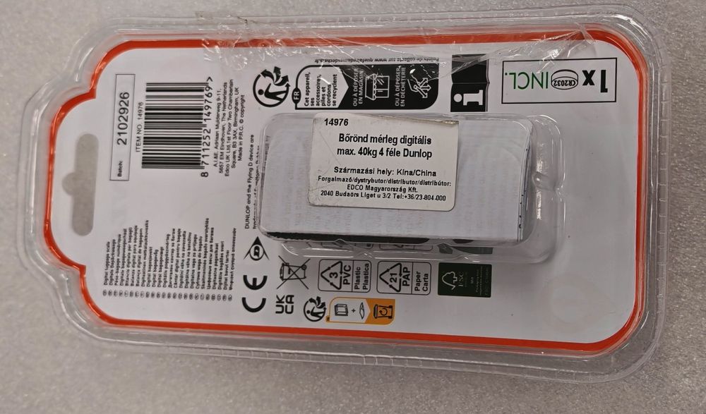 Cyfrowa waga na bagaż do samolotu, max do 40 kg