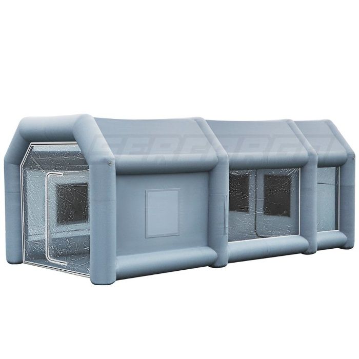 Cabine de Pintura Insuflável 8x4x3m + Ventiladores