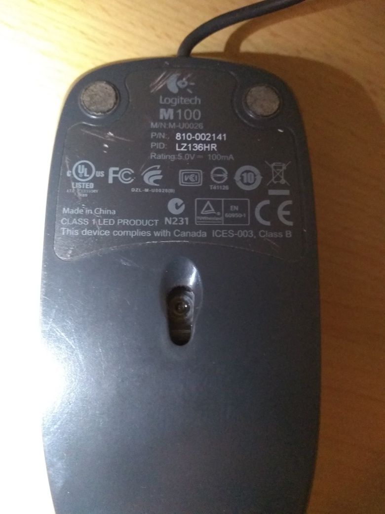 Myszka komputerowa USB Logitech M100