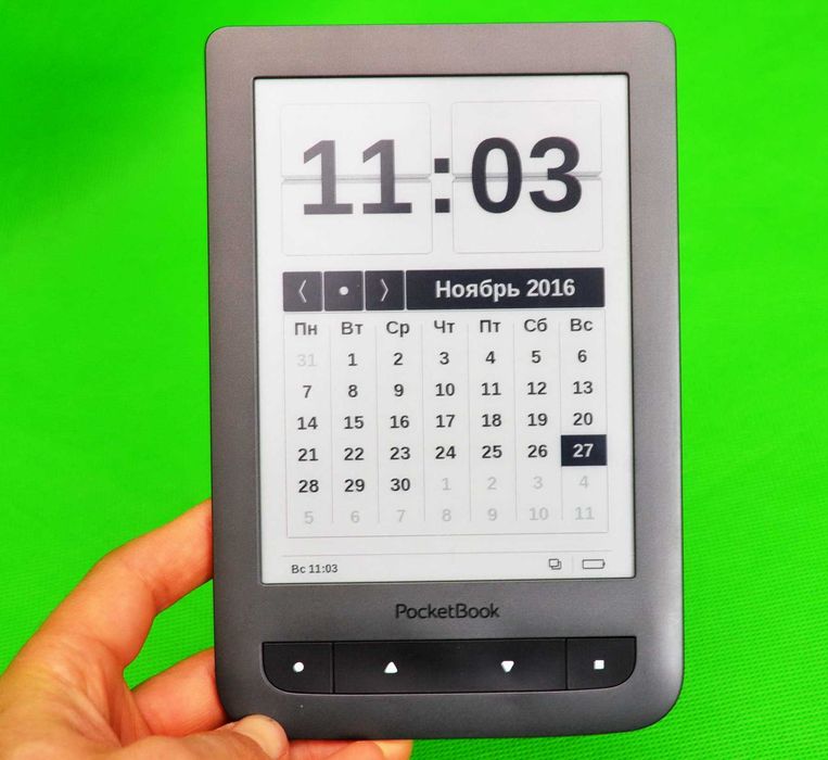 Электронная книга PocketBook 624 WiFi Cенcop + клавiші