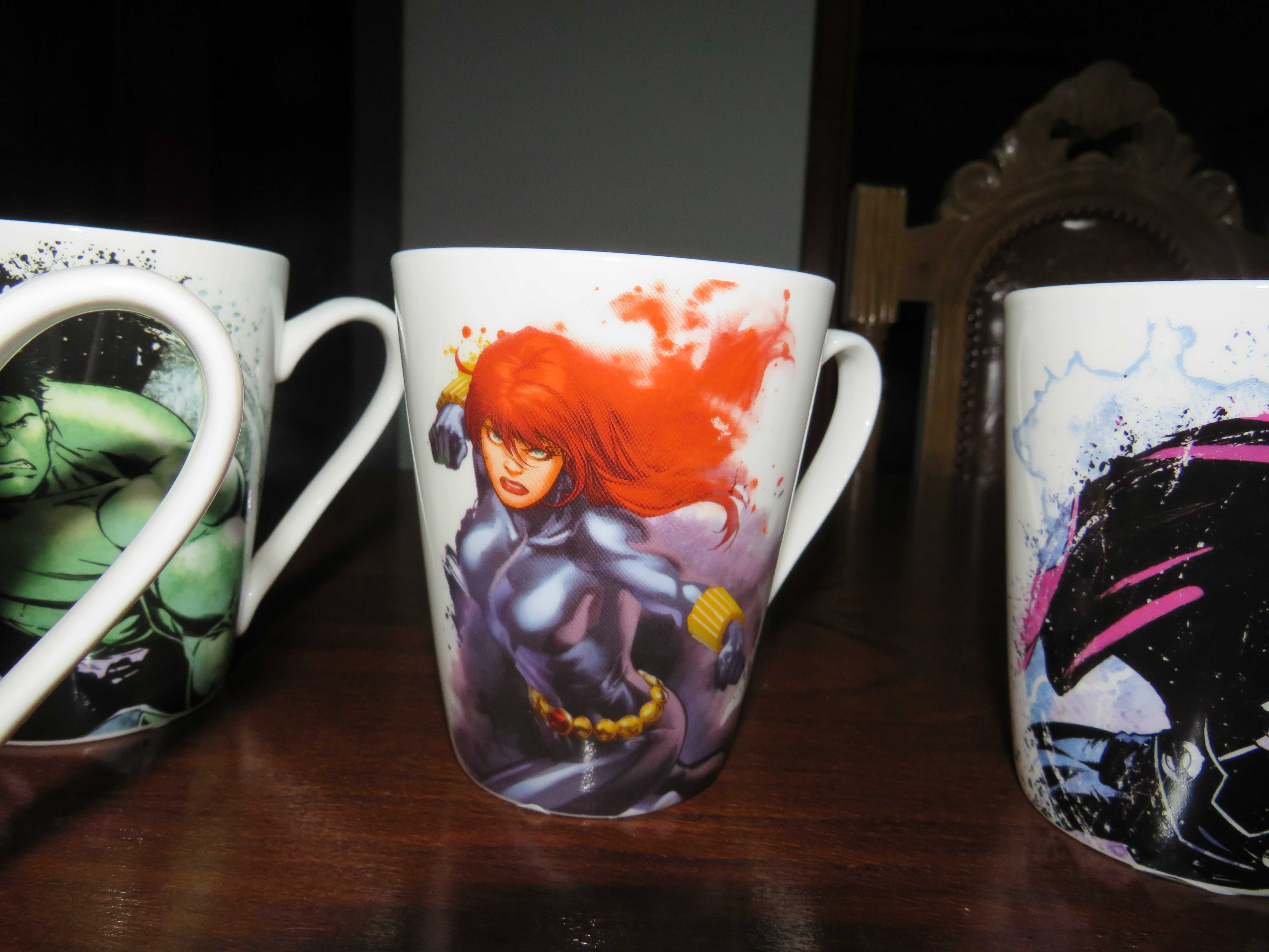 Conjunto 6 Canecas Marvel Novas