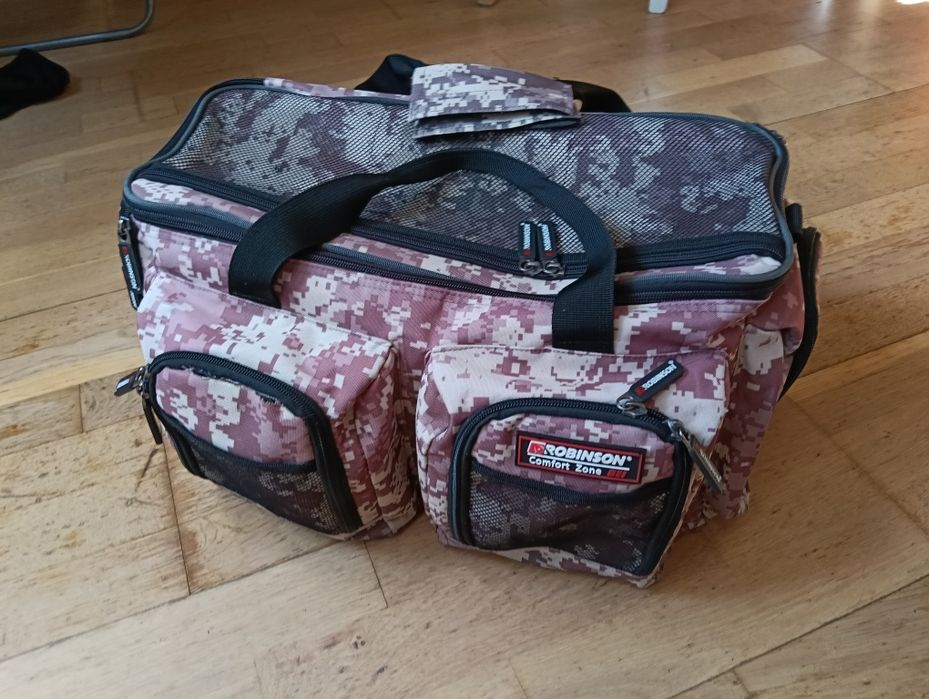 Torba wędkarska  Robinson camo „Voyager” XL feeder / spinning