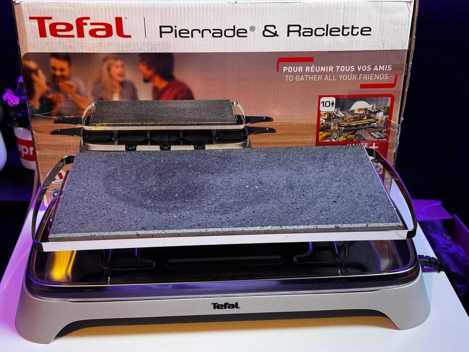 TEFAL - Raclette Inox et Design PR457B12