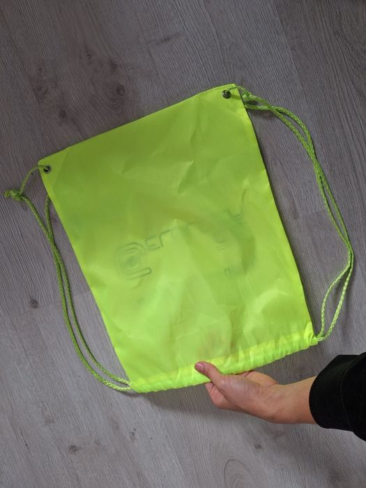 Neonowy worek workoplecak odblaskowy