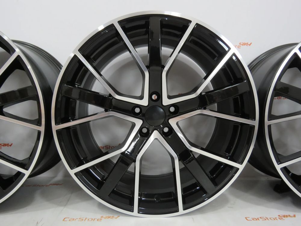 Jantes Look Audi RS6 20 x 9 et37 5x112 Pretas/ Polidas