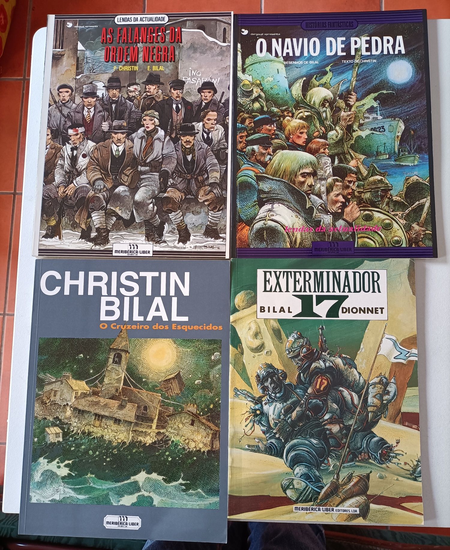 37 Albúns de Comès, Loisel, M. Prado, Bilal, e Cabanes