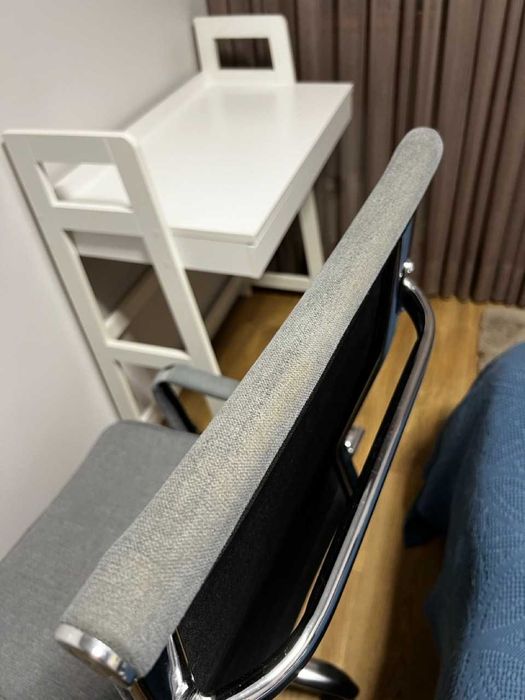 Кресло офисное \ рабочее серое тканевое