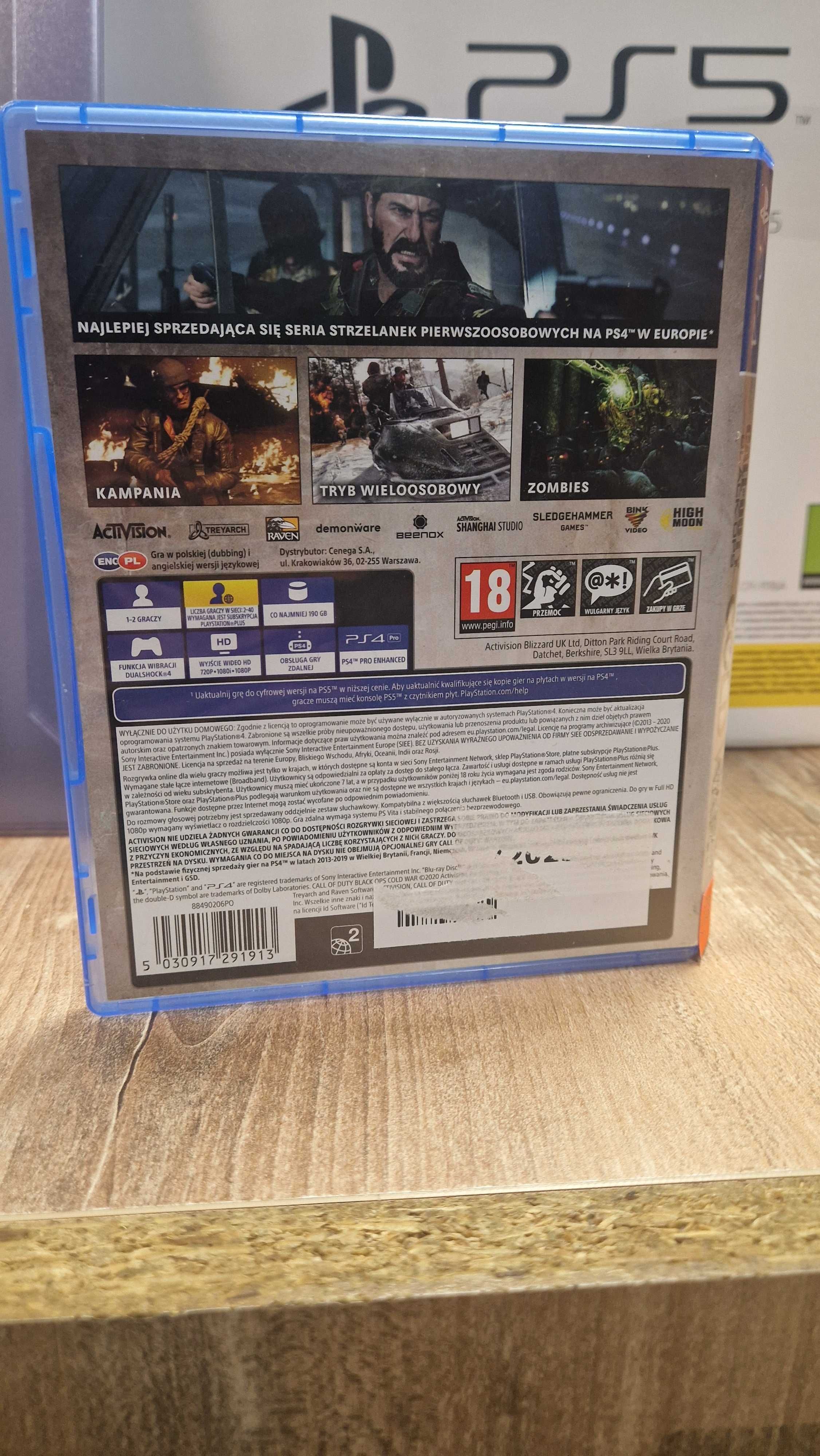 Call of Duty: Black Ops Cold War PS4 PS5 PL Wymiana Skup SklepRetroWWA