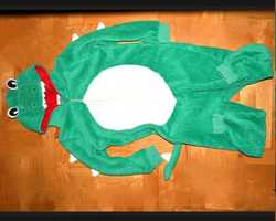 20^ Smok dinozaur krokodyl strój piżama przebranie 3/4 Lat_98/104 cm