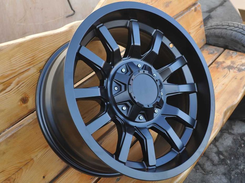 Czarne felgi R18 6X135 Ford F-150 Lincoln Navigator OFF ROAD 9J ET0