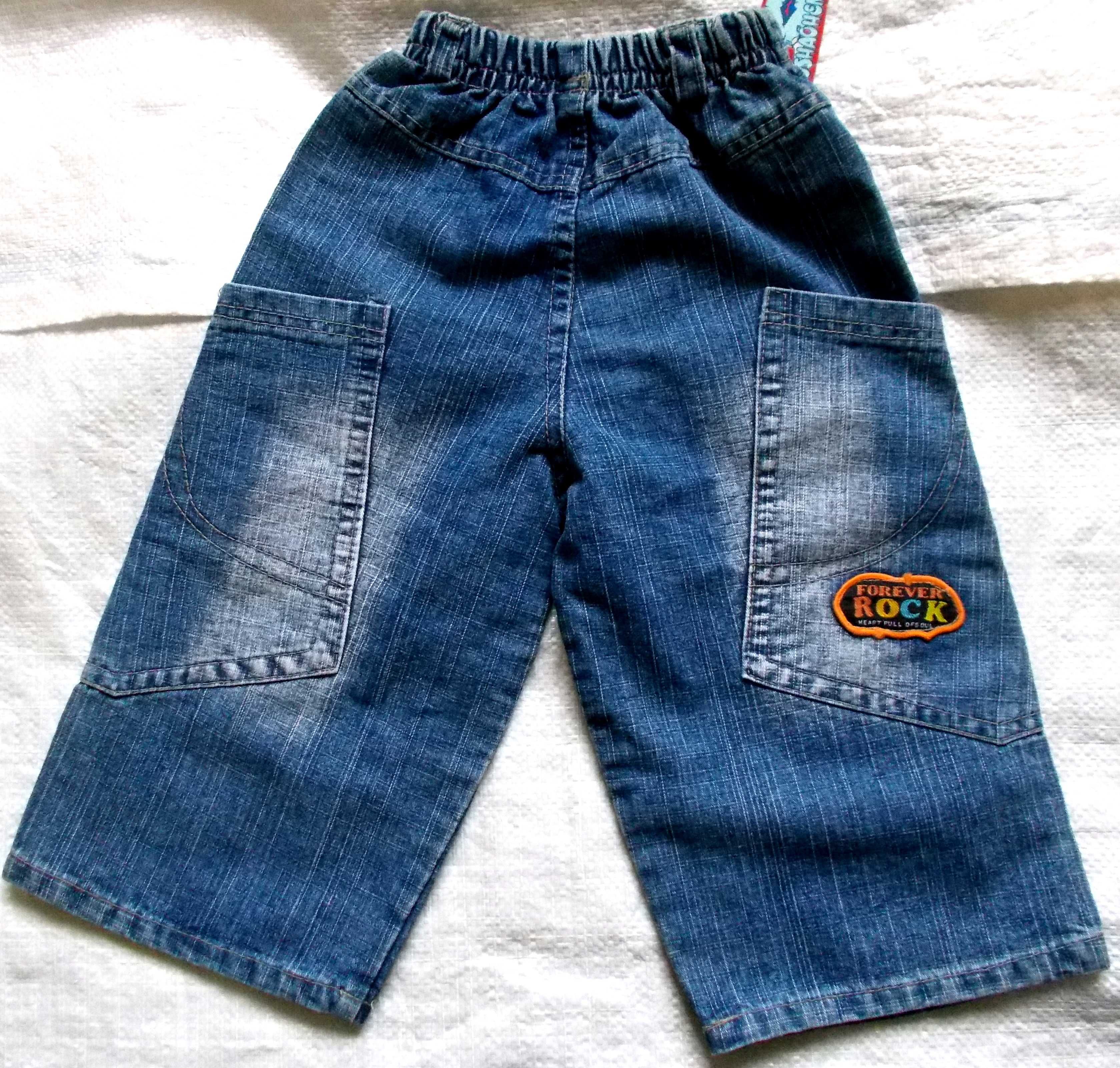 бриджи-шорты джинс, детские,новые,пояс-60 см.