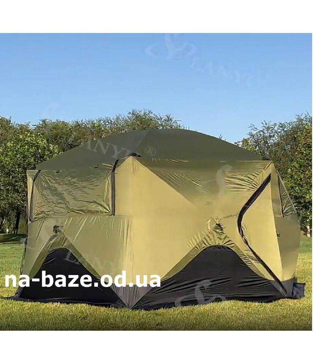 Шатер беседка тент 330*330*210 см. С навесом пол юбка Lanyu 88