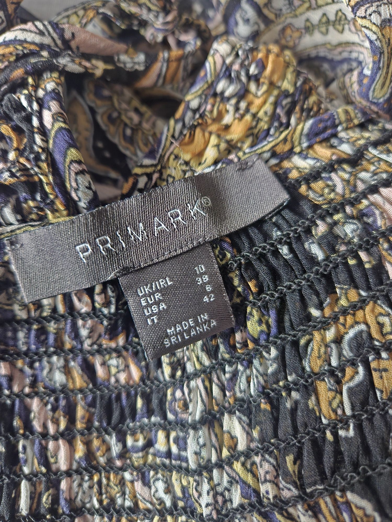 Wzorzysta, bluzka z długim rękawem,  Primark