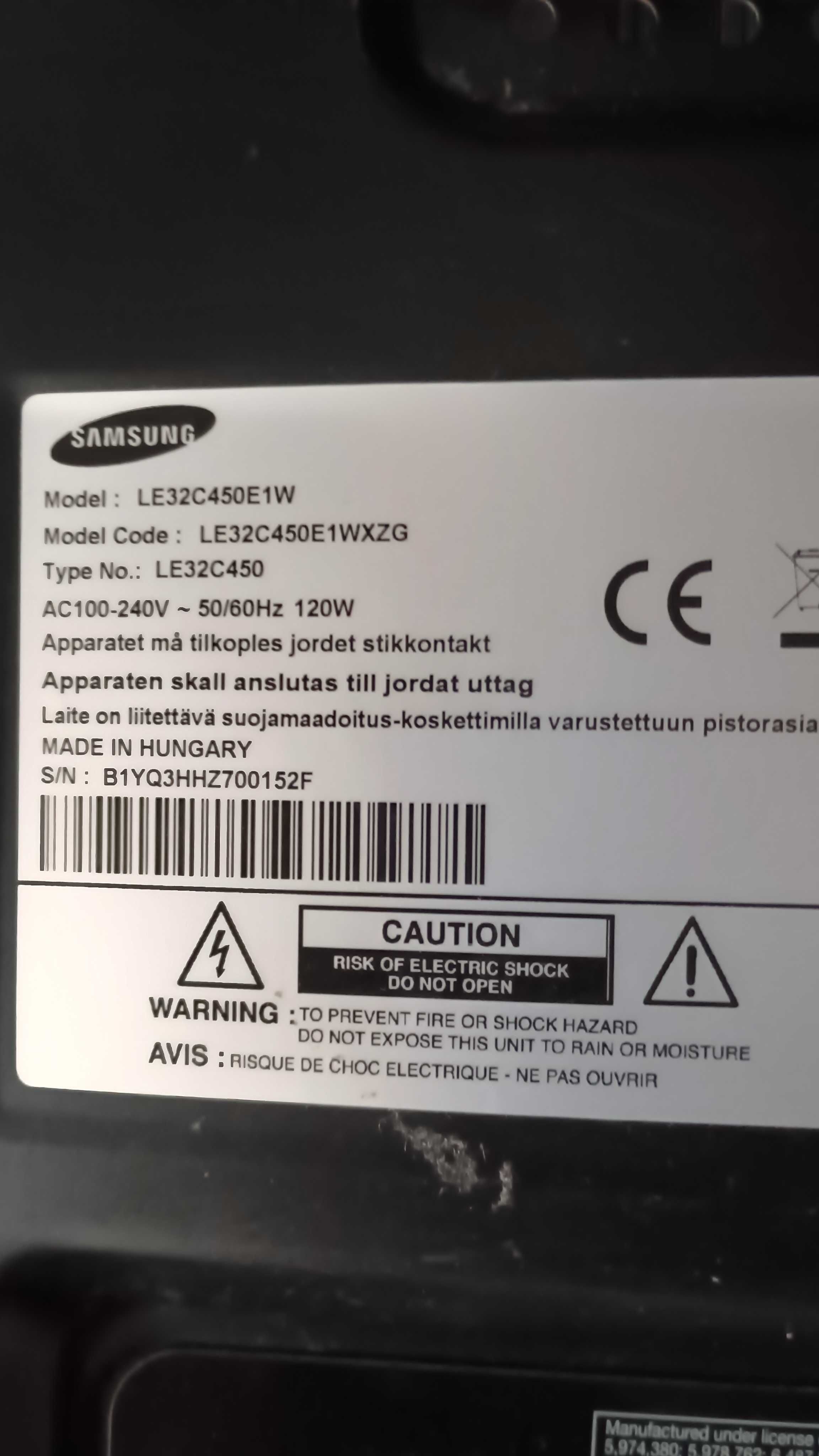 Telewizor Samsung LE32C450E1W