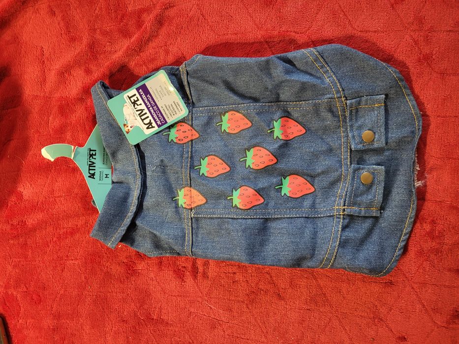 Ubranko dla psa jeansowa kamizelka M  Activ pet