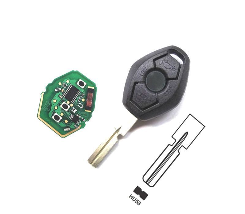 CHAVES COMPLETA PARA BMW HEXAGONAL COM LAMINA RAIADA