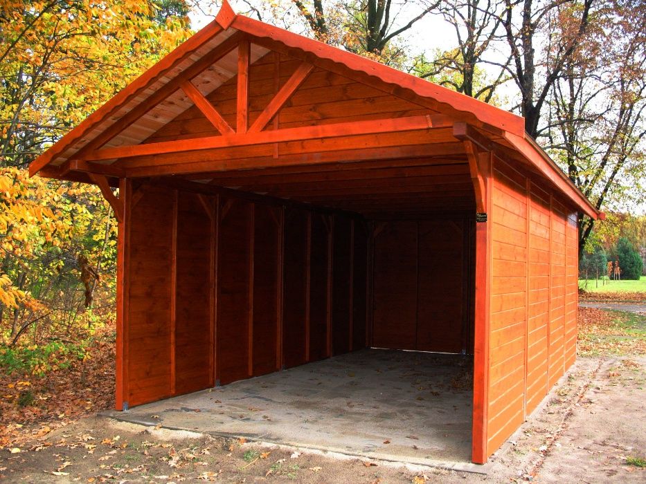 wiata drewniana,garaż,budynek gospodarczy,ogrodowy,magazyn,3x6m