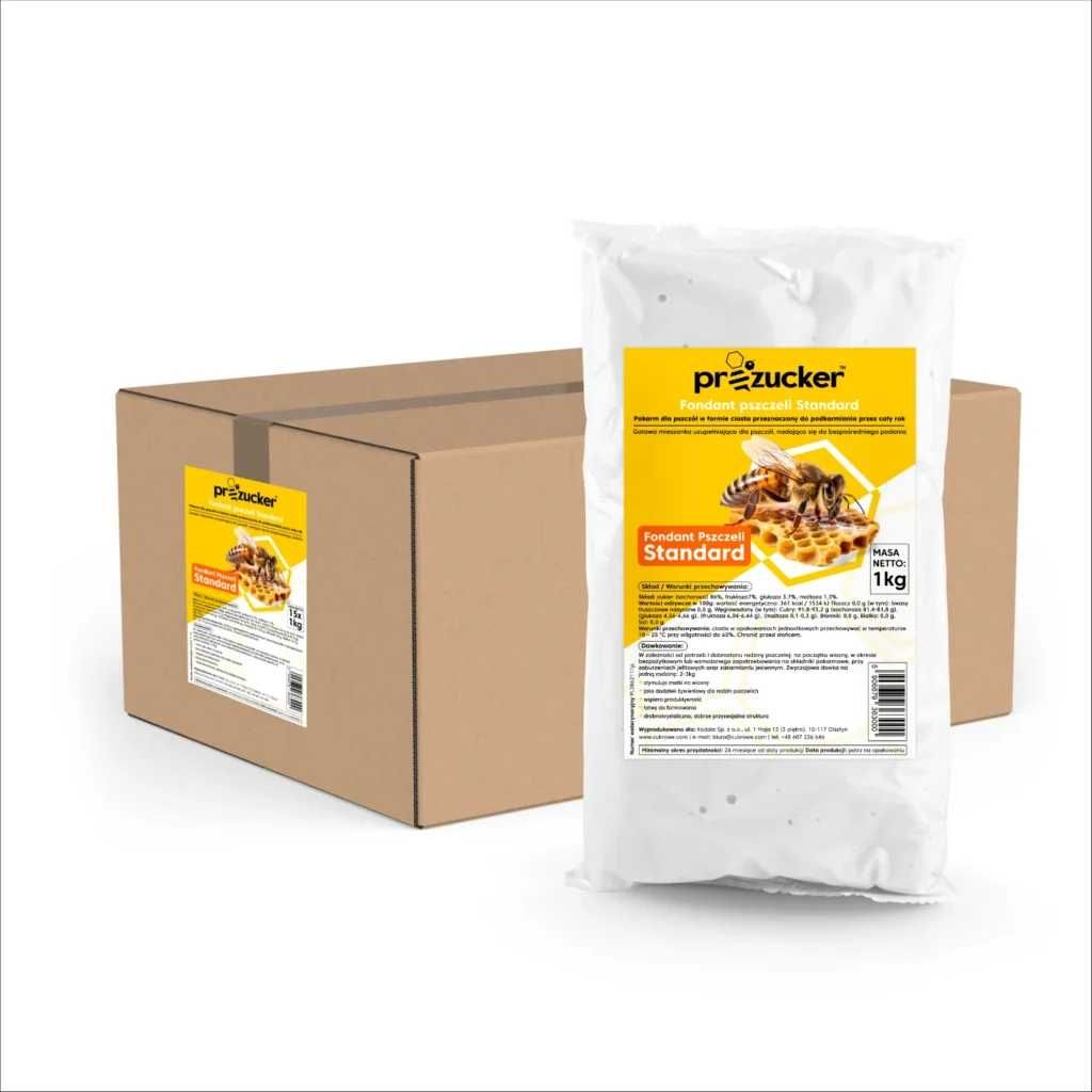 Ciasto pokarm dla pszczół proZucker Standard 30 x 1kg | cukrowe.com