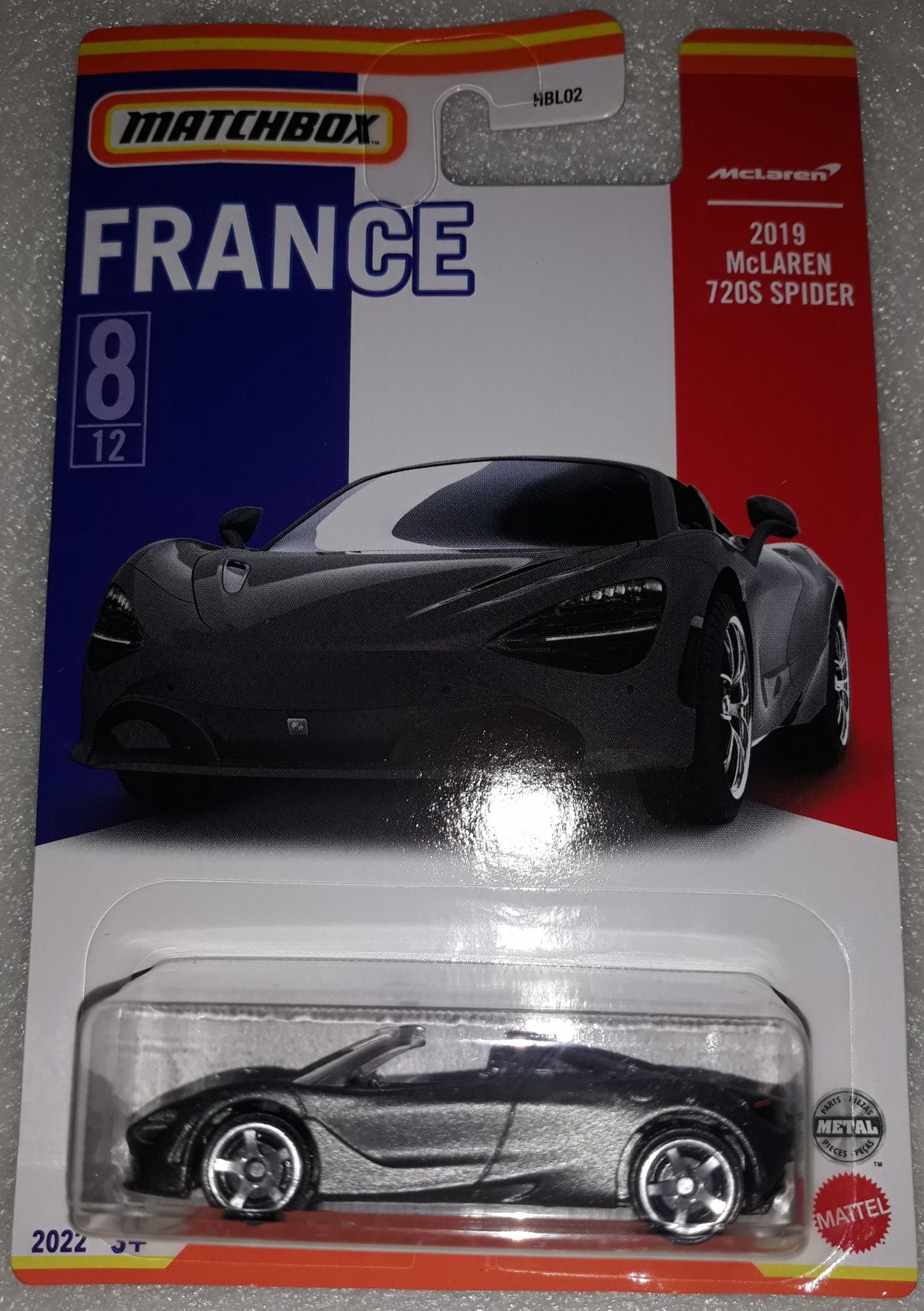 Matchbox 2019 McLaren 720S Spider France Francja