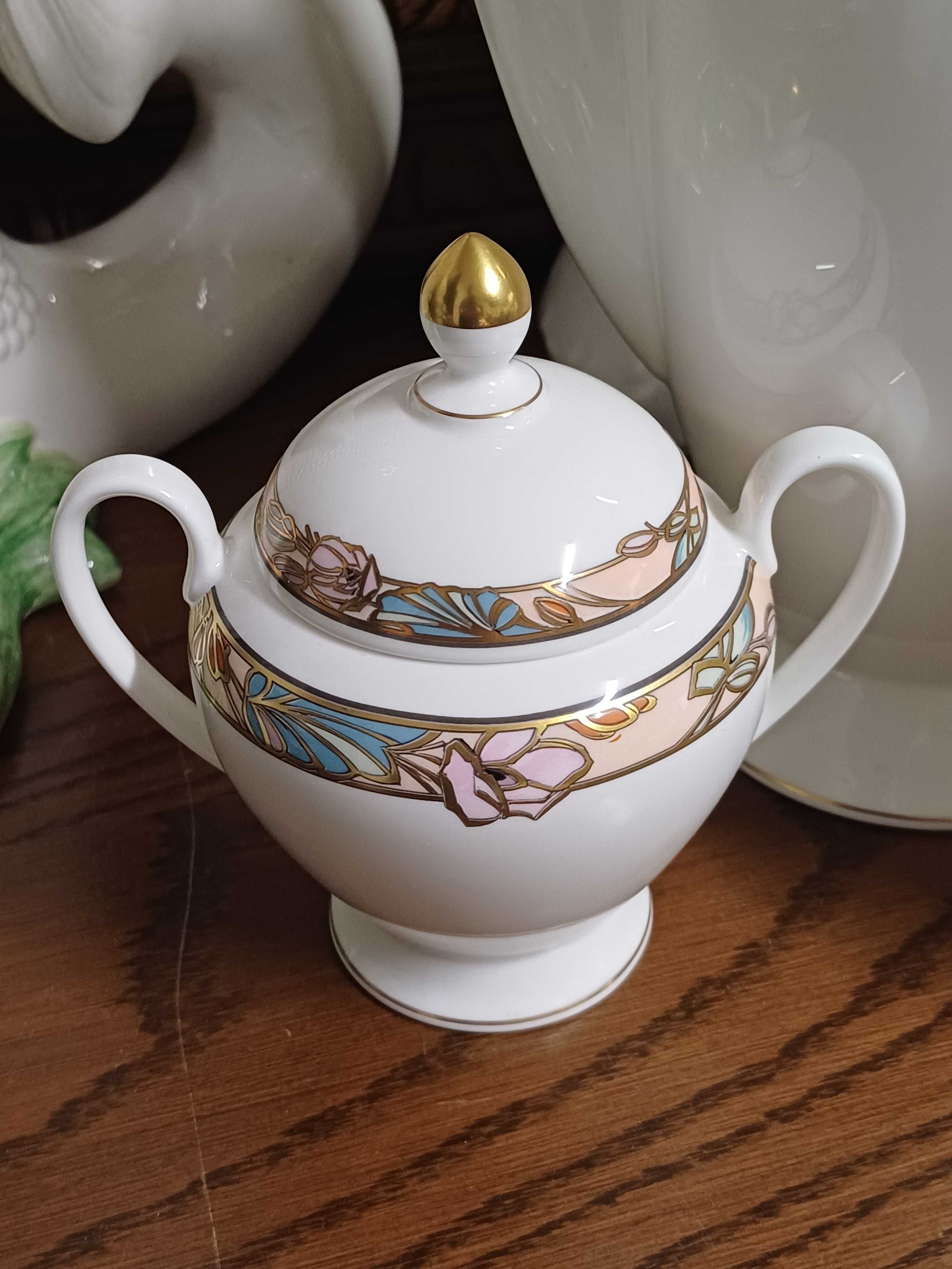 Kawowy środek stołu porcelana AK Kaiser Germany (P.4087)