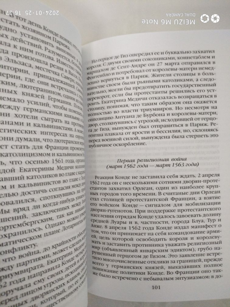 Повседневная жизнь французов во времена религиозных войн.