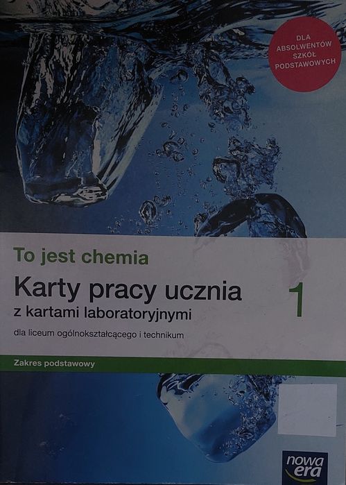 To jest chemia 1 - karty pracy ucznia