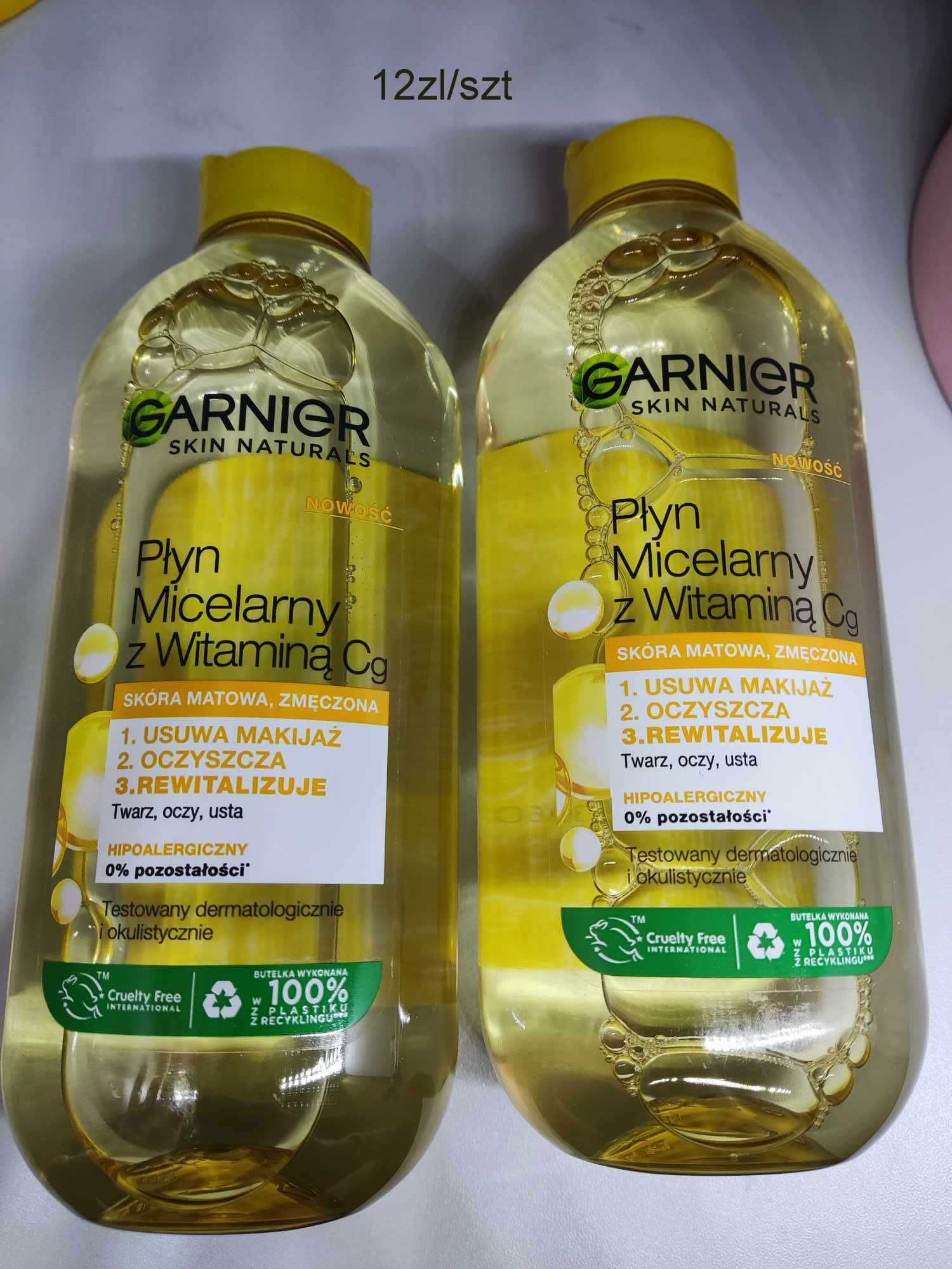 Garnier, Skin Naturals, Płyn micelarny z witaminą Cg 2x