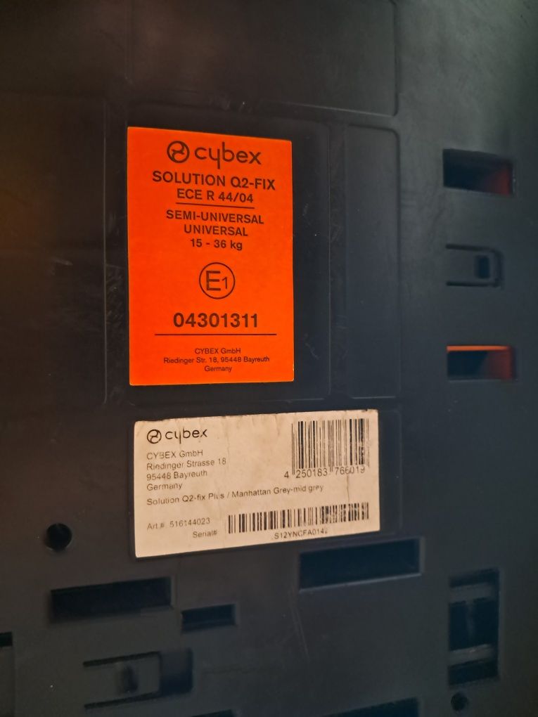 Автокрісло Cybex Solution Q2-Fix Plus