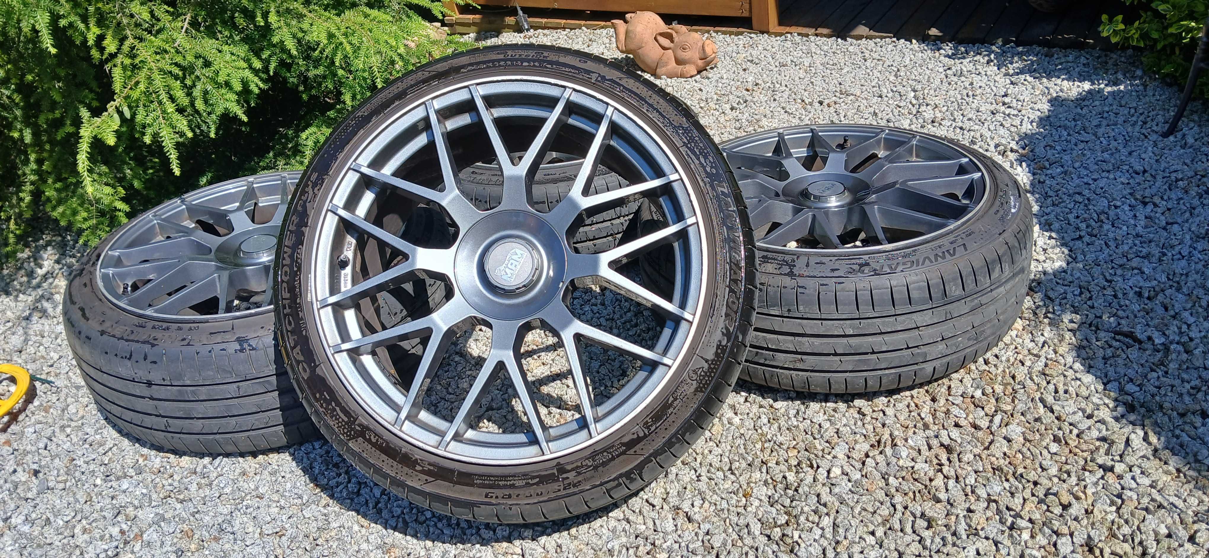 Alufelgi 19 MAM 5x112 Audi Vw Mercedes NOWE OPONY LETNIE 5X100