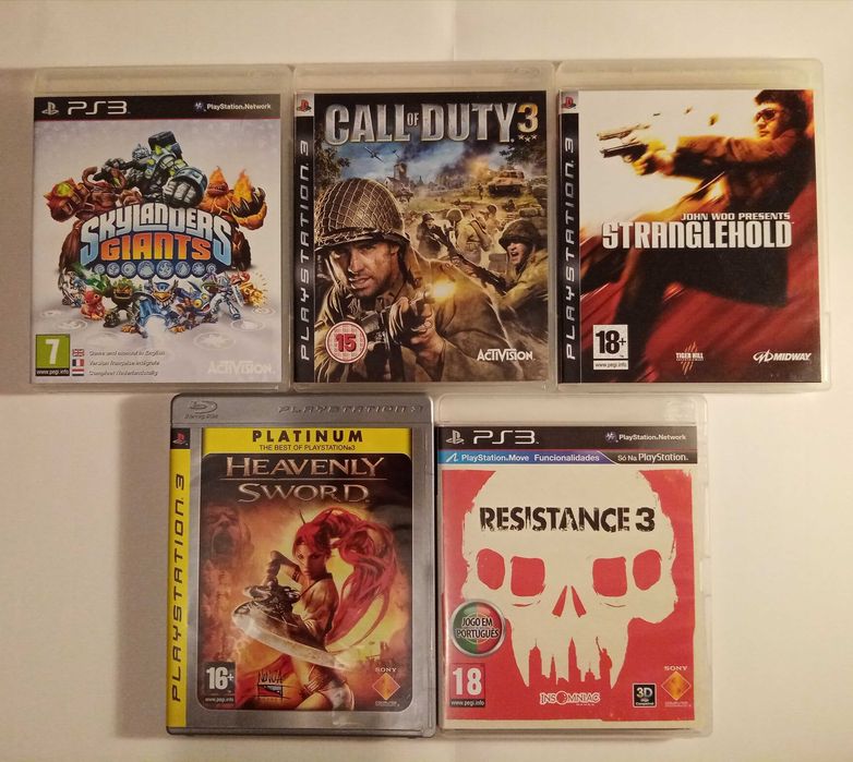 lote de jogos Playstation 3