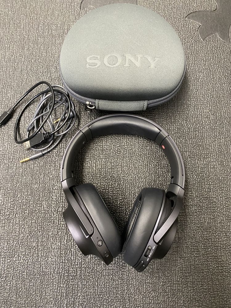 Auscultadores Sony h.ear on MDR-100ABN Bluetooth c/Bolsa