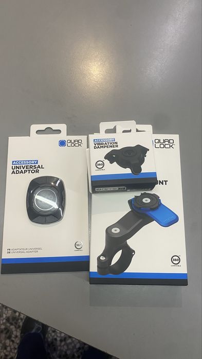 Conjunto suporte telemóvel QuadLock