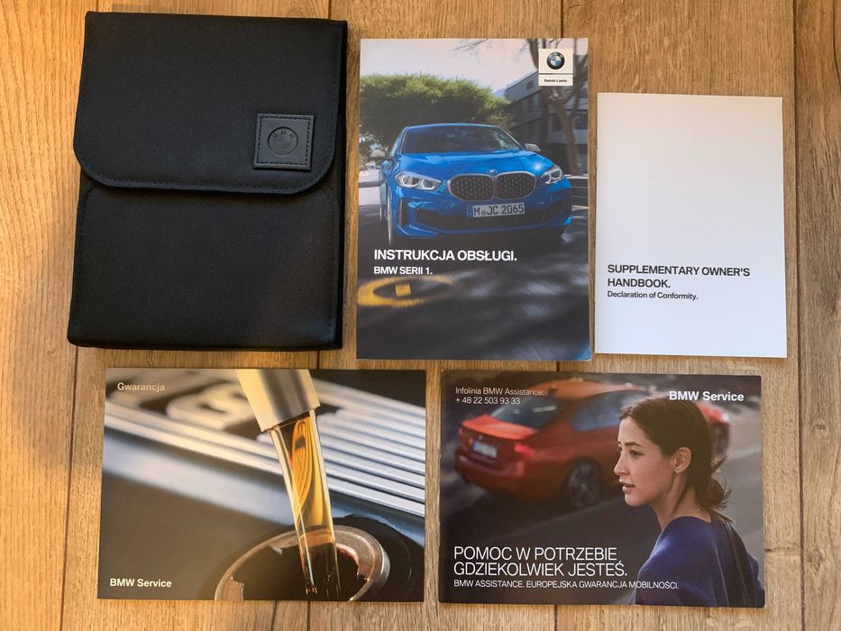 BMW Seria 1 G40 Polska instrukcja obsługi oryginalna BMW OE w Etui